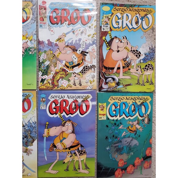 Sergio Aragones GROO Image Comics 1995 MIXED Lot Very Good Non-Smoking Home - Picture 2 of 9